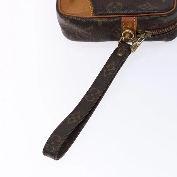 LOUIS VUITTON Monogram Marly Dragonne GM Clutch Bag M51825 LV Auth 138717 - Picture 8 of 16